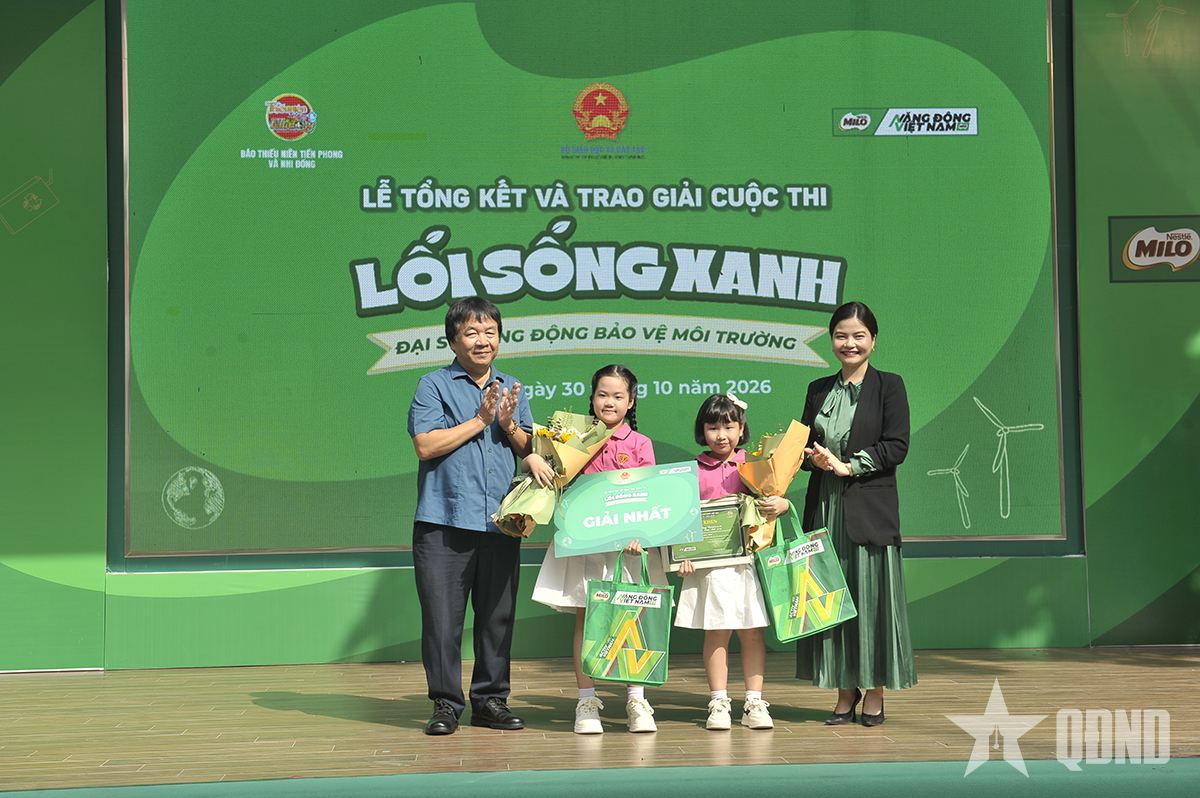 Từ nâng cao nhận thức đến hành động cụ thể: Học sinh lan tỏa lối sống xanh từ trường học